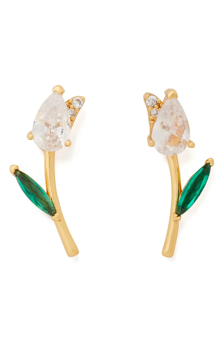tulip front/back earrings | Nordstrom