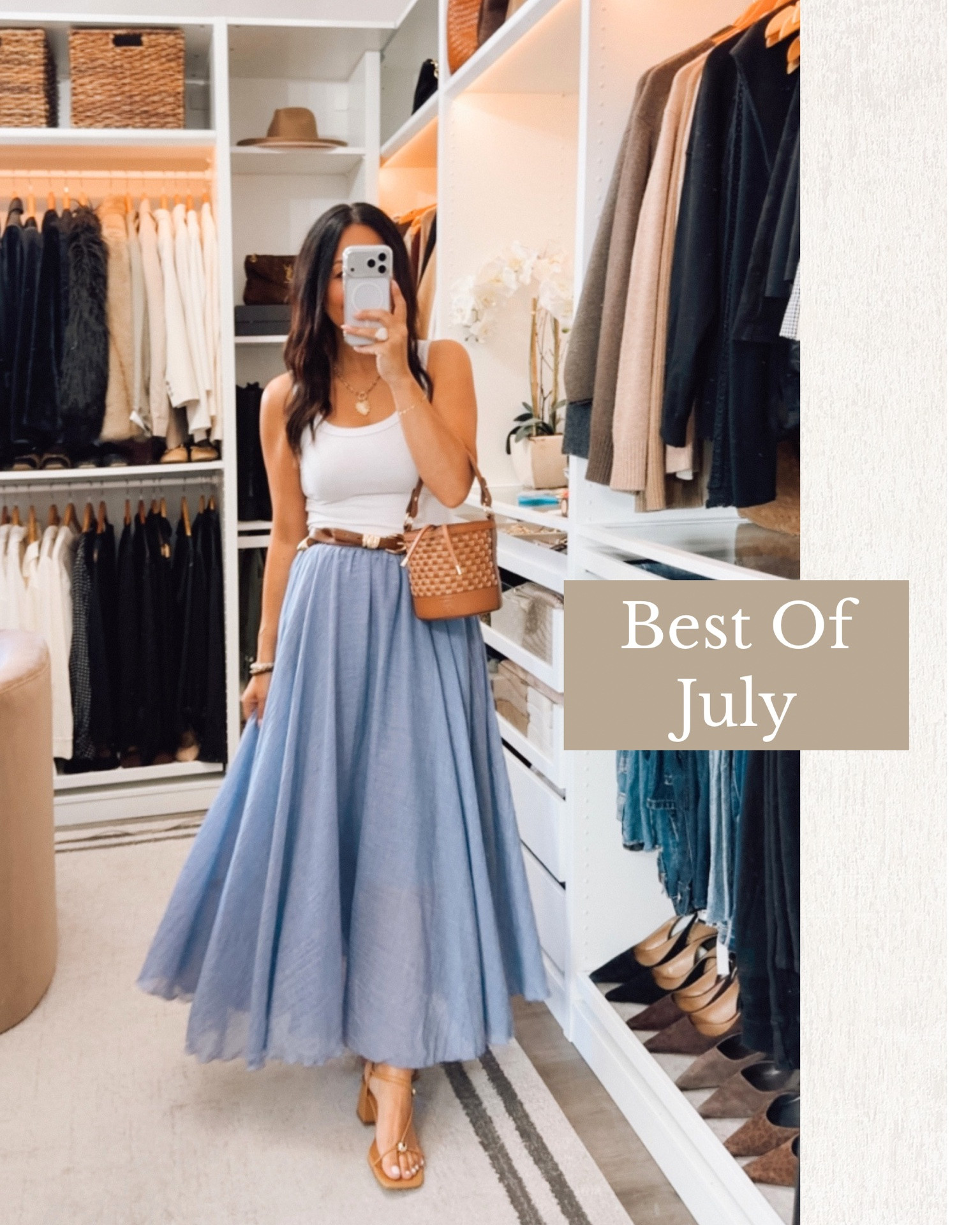 Best of July ⭐️
Everything fits TTS! Wearing a 26 in denim and small in everything else. 
I’m 5’3 127

#LTKootd #LTKSeasonal