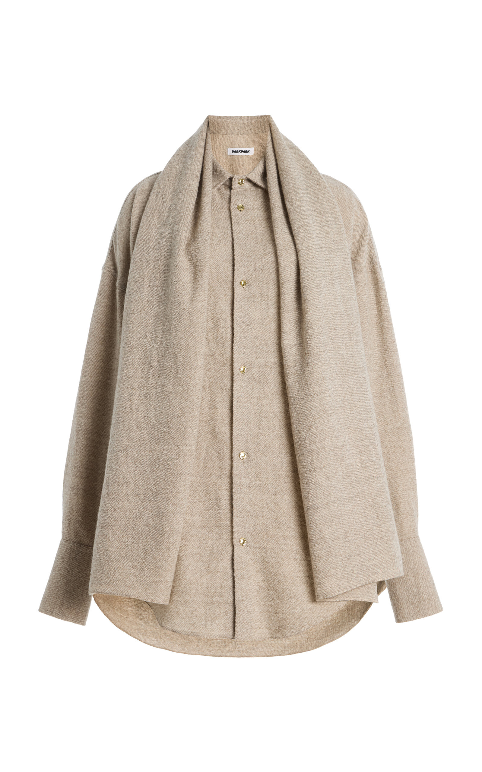 Georgia Wool Scarf Shirt | Moda Operandi (Global)