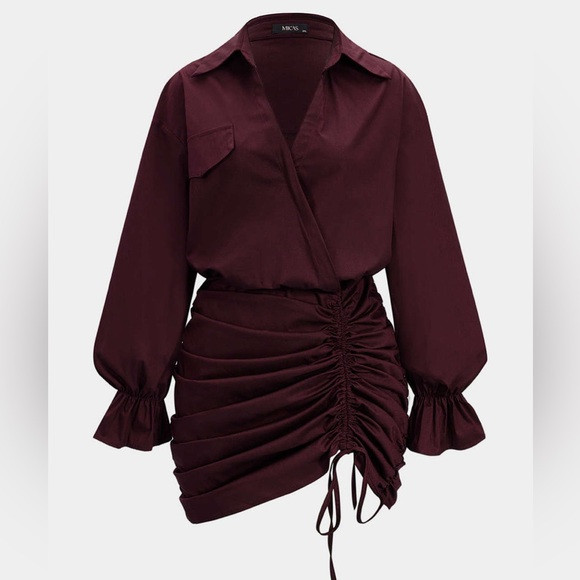 Micas Curve Chic Burgundy Dress | Poshmark