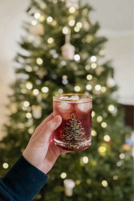 These festive double old-fashioned glasses by Spode are so fun for the season! I’m normally not into seasonally specific glassware, but I just couldn’t resist these. If the double old-fashioned style isn’t your vibe, they also offer the same design in highball, stemless wine glasses, champagne flutes and goblets to suit your preference. 🎄✨💫

#LTKhome #LTKHoliday #LTKSeasonal