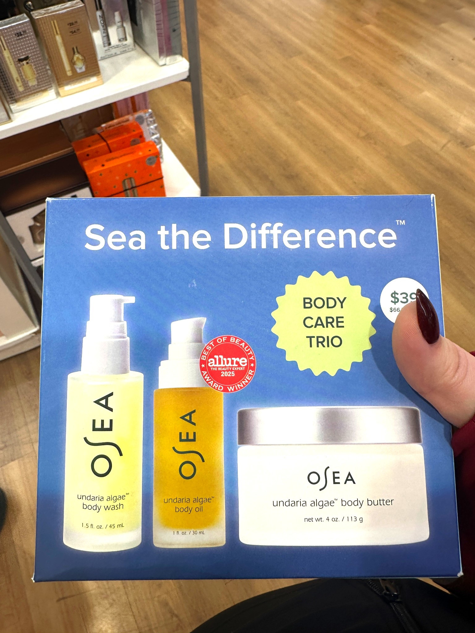 Transform your daily routine into a spa-worthy ritual. 🌊 The Seas the Difference set from Ulta blends rich hydration with a calming coastal scent — complete with body butter, body wash, and body oil for skin that feels silky, nourished, and radiant. ✨
The perfect indulgent gift (or self-care treat 😉). Shop it now through my LTK to bring the spa experience home.
🛍️ 

#LTKCyberWeek #LTKGiftGuide #LTKBeauty