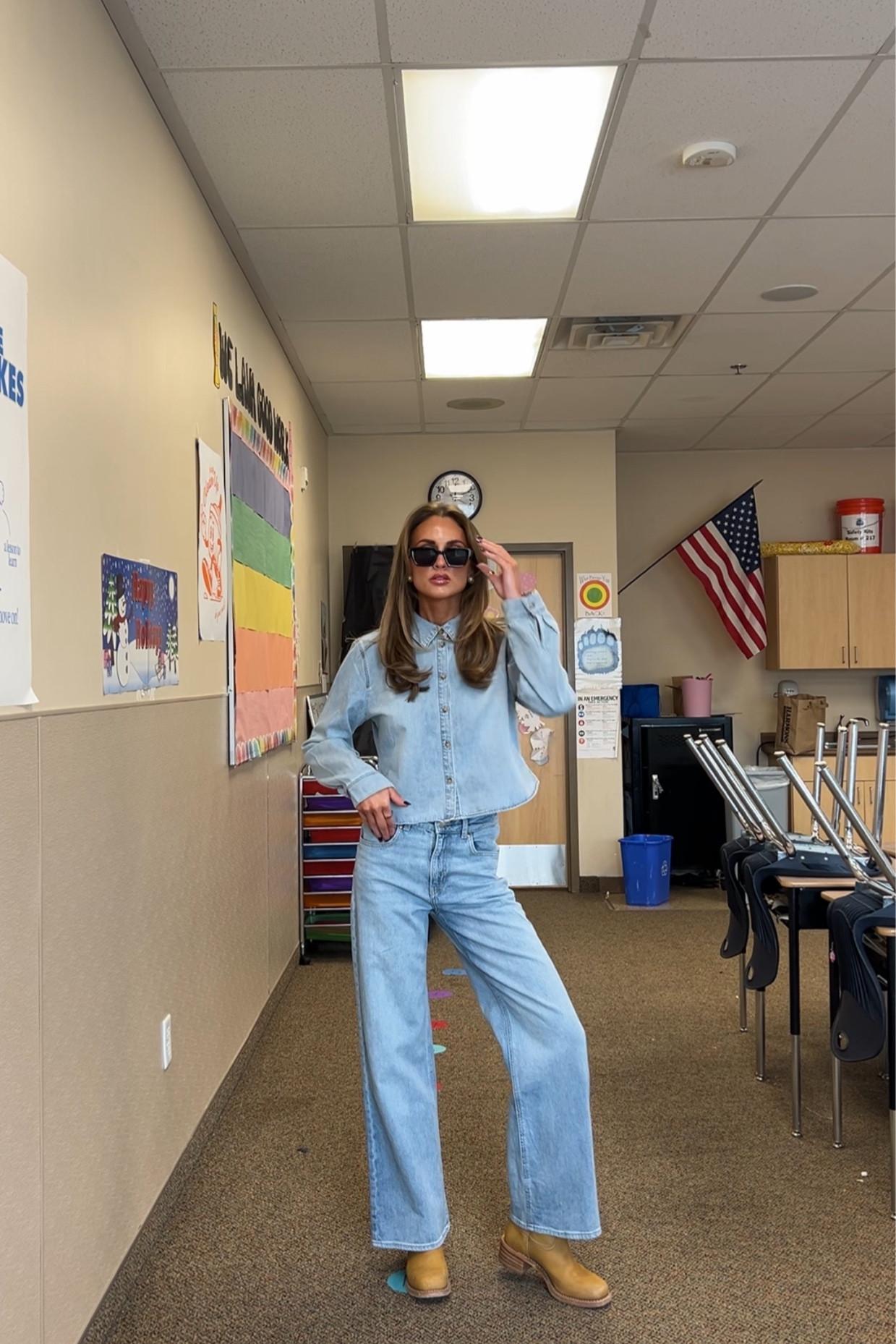 Pants are size 4 shirt is size large! 

#LTKFindsUnder100 #LTKFindsUnder50 #LTKStyleTip