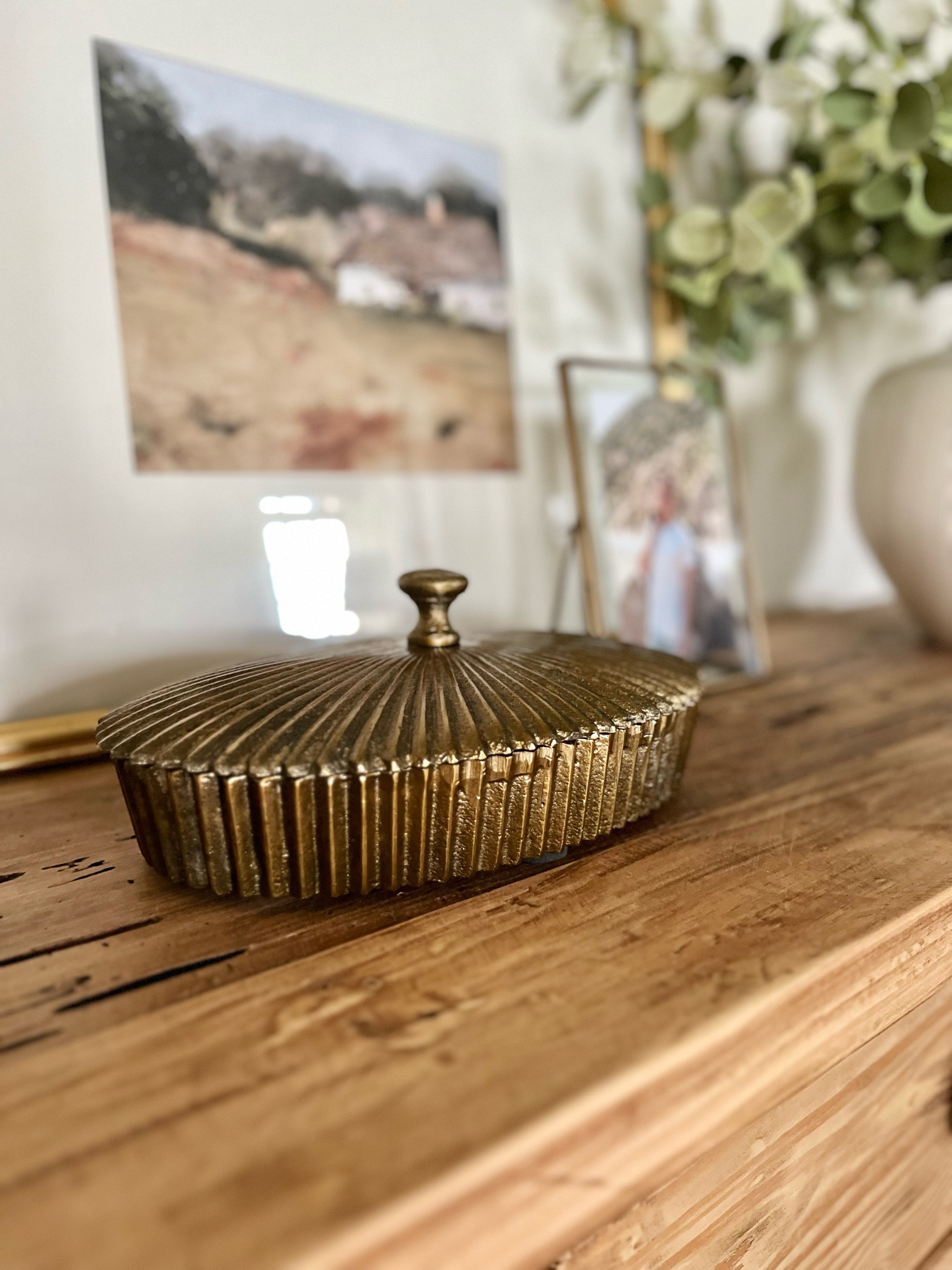 The PRETTIEST brass fluted box!

#LTKHome
