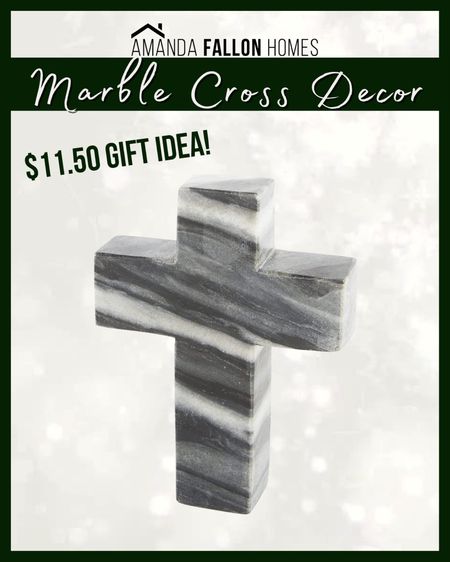 Beautiful real marble cross would make an amazing gift idea for only $11.50! 🤩 

#cross #marbledecor #christiandecor #crossdecor #giftidea 

#LTKGiftGuide #LTKhome #LTKHoliday