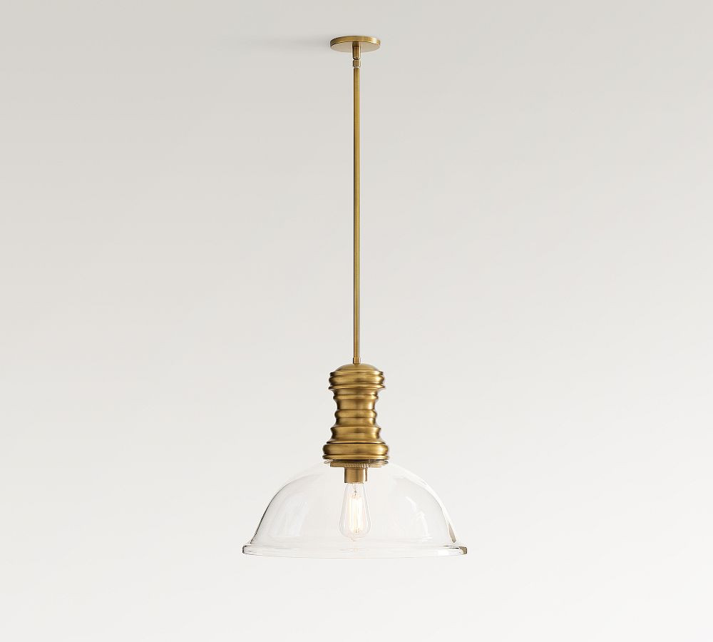 Meyer Flared Glass Pendant (17") | Pottery Barn (US)