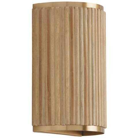 Capital Lighting Donovan 2 Light Sconce White Wash and Matte Brass - #2159D | Lamps Plus | Lamps Plus