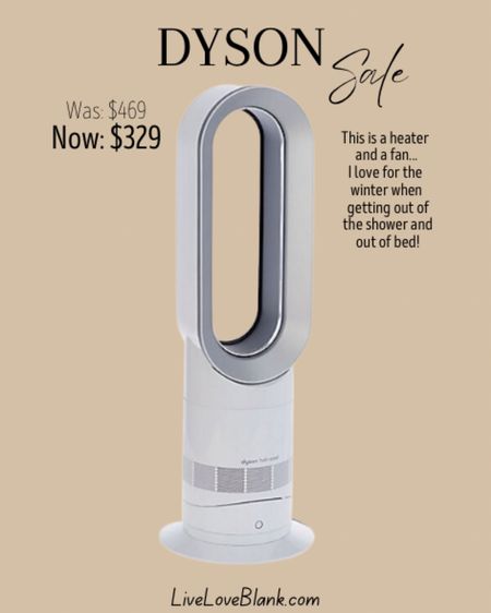 Love my dyson fan…cold and hot air! I use when the weather gets cold for when i get out of bed and out of the shower. Home must have 
@liveloveblank
#ltkseasonal

#LTKsalealert #LTKGiftGuide #LTKHoliday