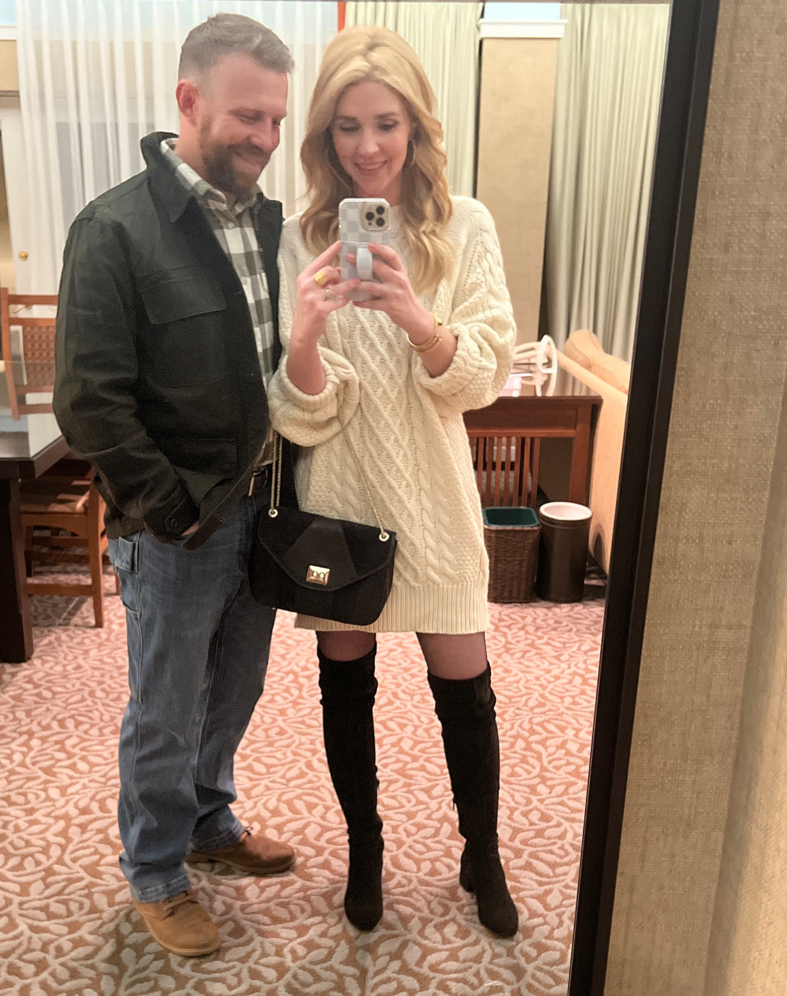 Amazon sweater dress ⭐️ it’s a great length and can be dressed up for the holidays or worn casually for mom life! 

Amazon fashion finds!

#LTKover40 #LTKSeasonal #LTKHoliday