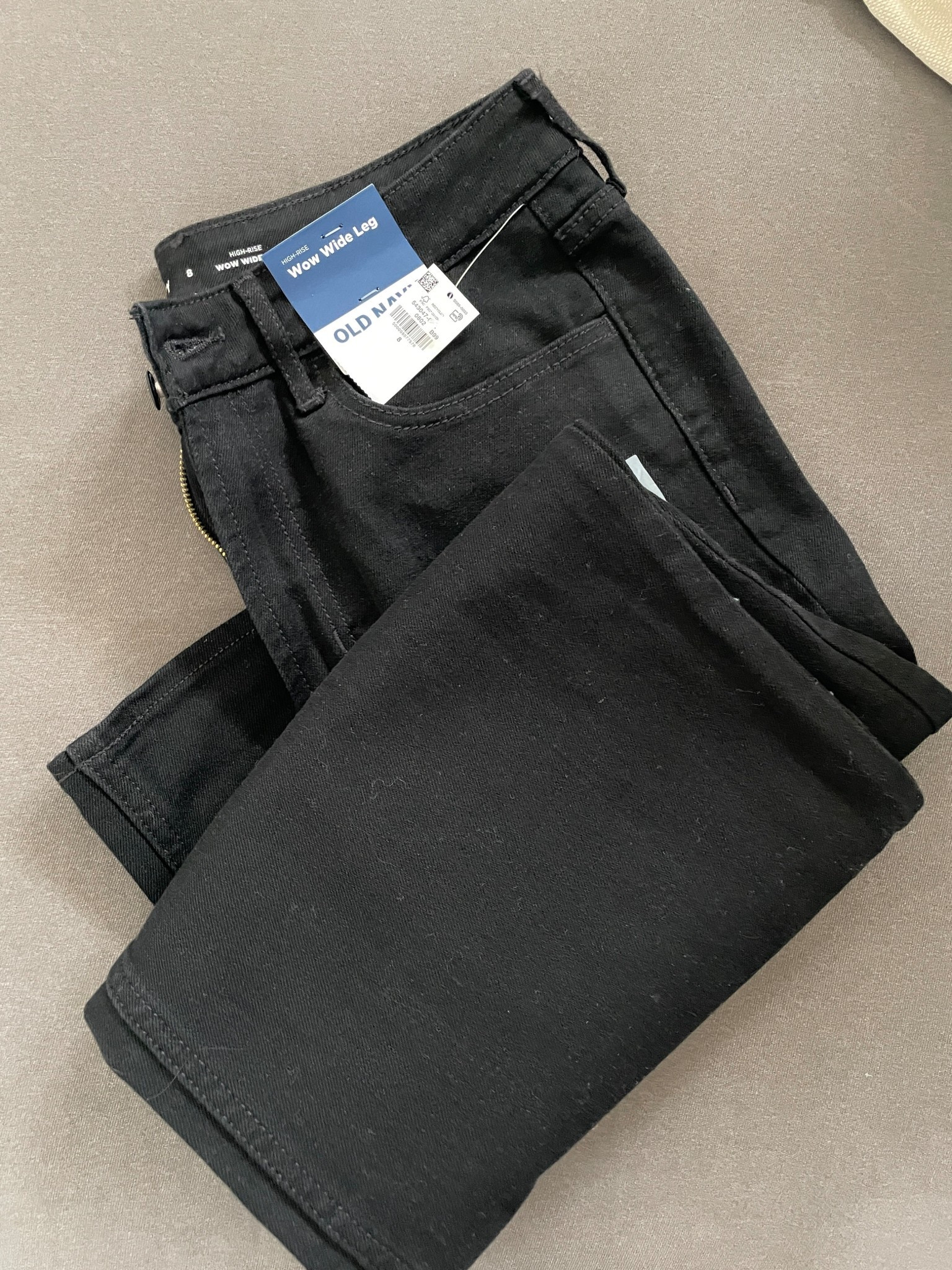 Old navy wide leg jeans 
