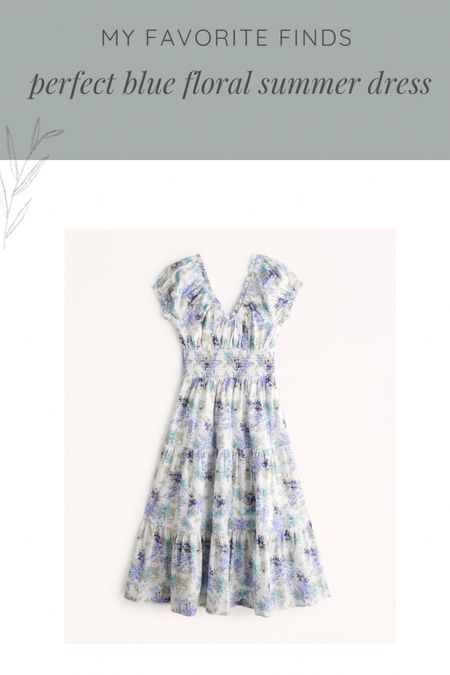 Another charming blue floral dress to add to my favorites list

Currently on sale 

#LTKstyletip #LTKsalealert #LTKFind