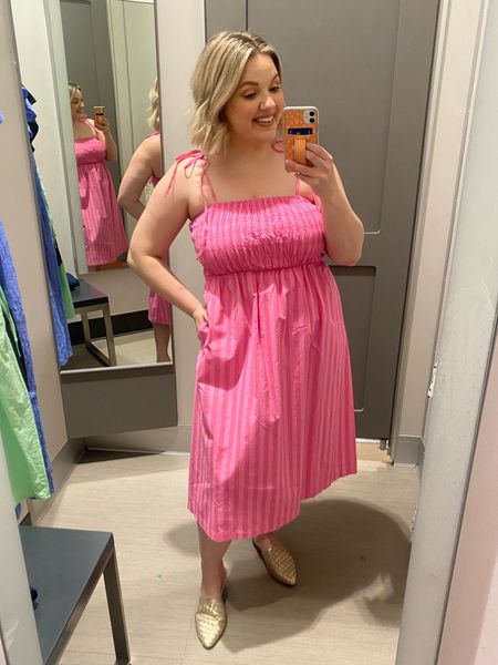 You know I can’t resist a pink dress! So cute for spring and summer. I’m actually wearing a medium with the stretchy top. 



#LTKfindsunder50 #LTKmidsize #LTKstyletip