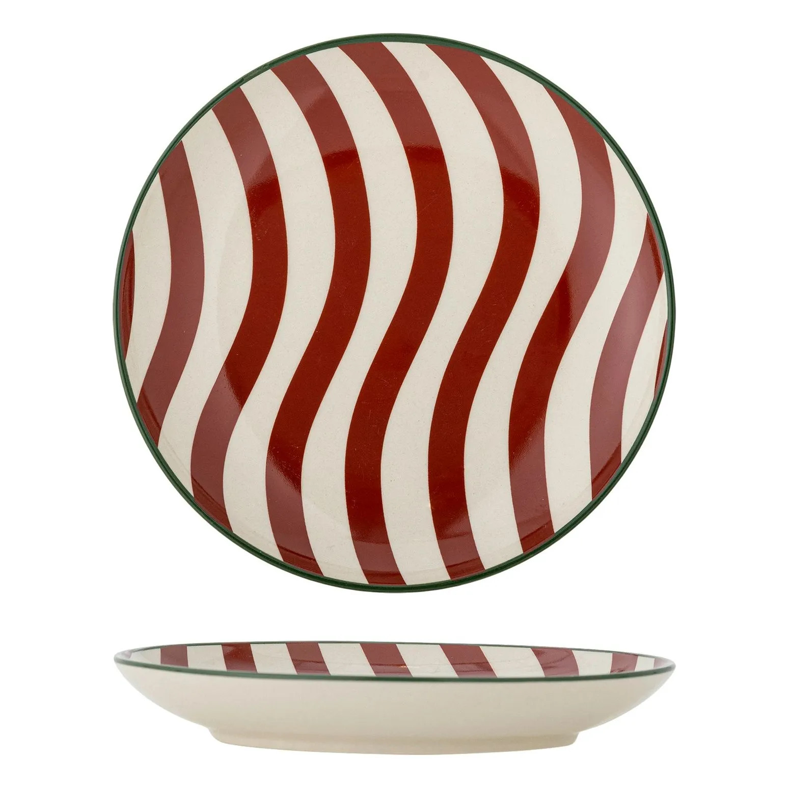 Jolly stoneware plate | Red | Smallable