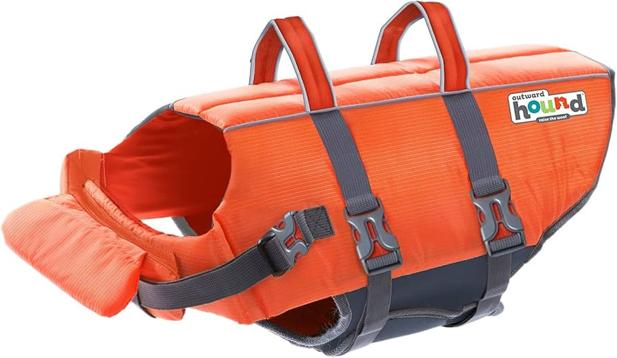 Outward Hound Granby Splash Orange Dog Life Jacket, Large | Amazon (US)