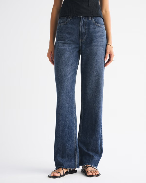 Women's High Rise Loose Jean | Women's Bottoms | Abercrombie.com | Abercrombie & Fitch (US)