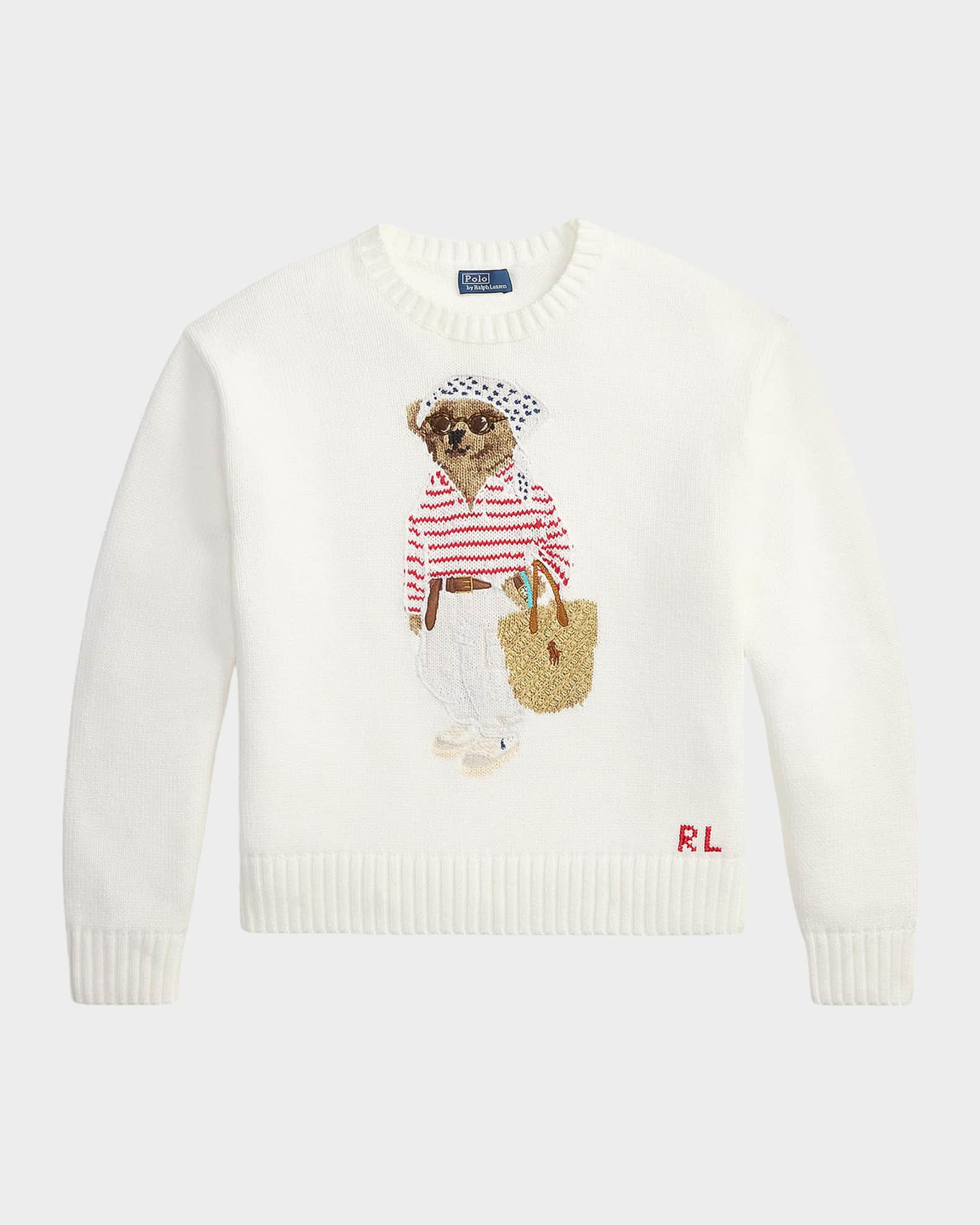 Polo Bear Crewneck Sweater | Neiman Marcus