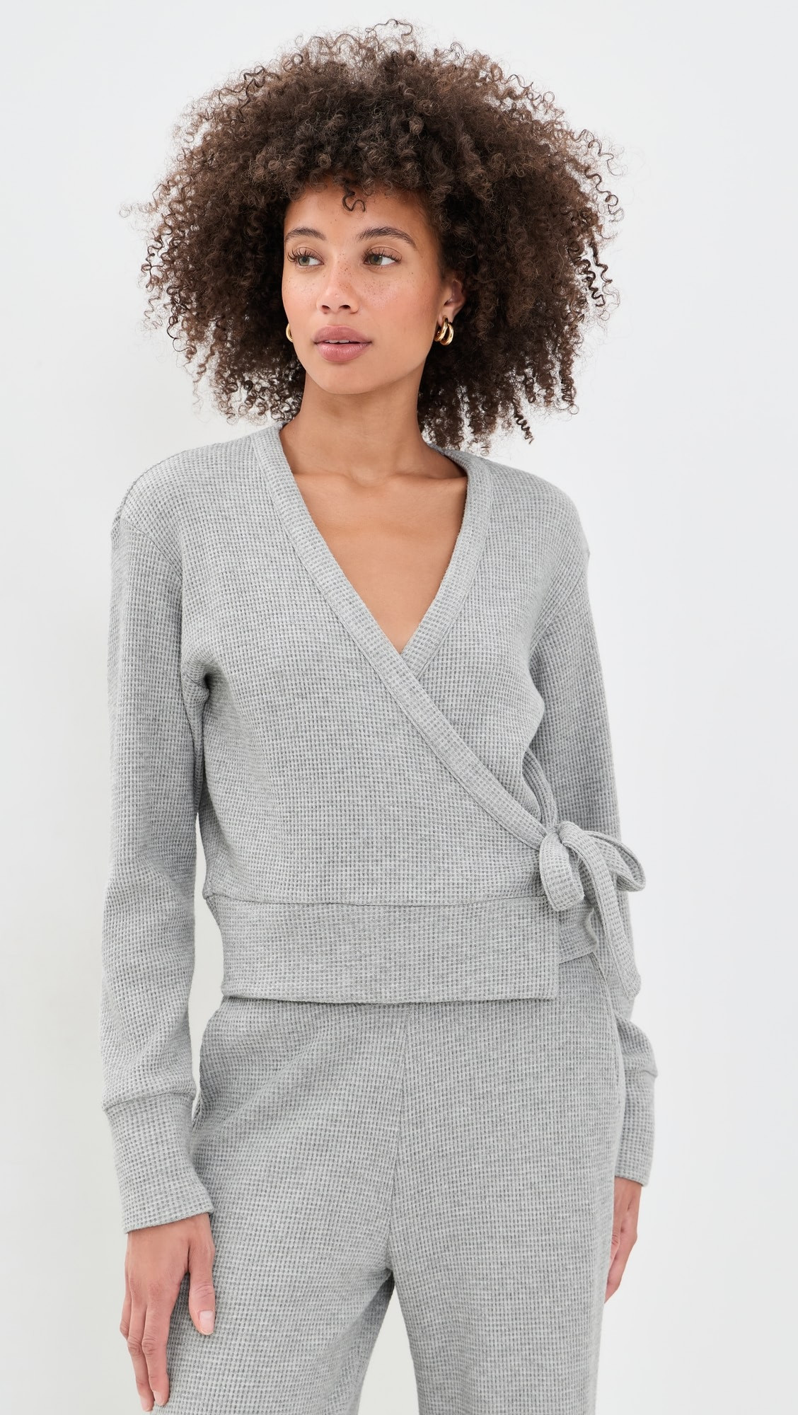 Rest Day Waffle Wrap Pullover | Shopbop