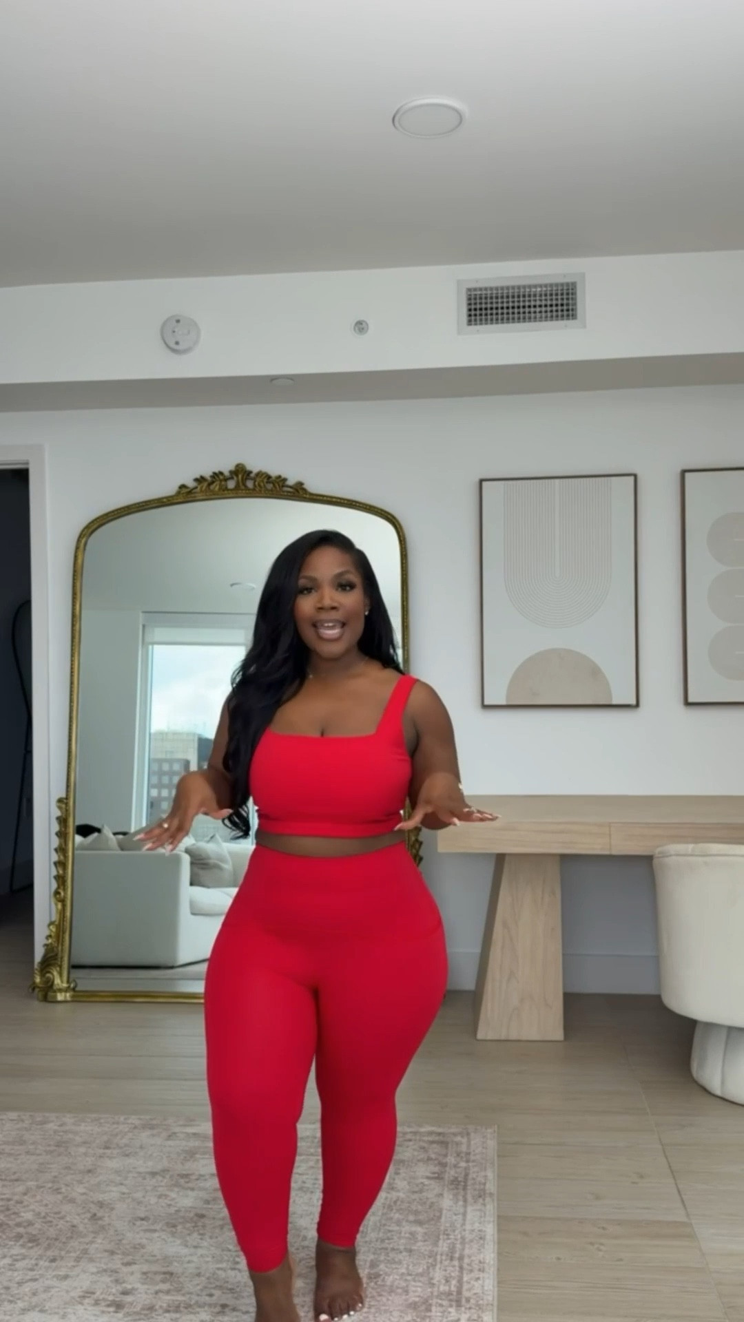 This set is snatching everything in! The body is looking so good in this red Spanx set! They nail it every time ❣️🙌🏾

Use my code EMMYXSPANX for $$ off! 

Wearing an XL in both 

Activewear, red workout outfit, extra support, valentines outfits women, built in bra top, curvy girls outfit, Emmy Petit 

#LTKActive #LTKValentine #LTKMidsize