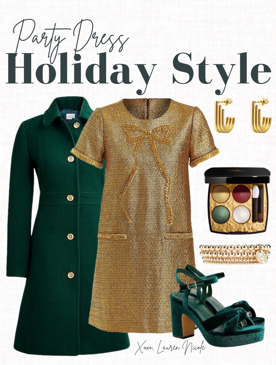 Holiday party outfits with high low price points! 

Green shoes 
Green heels 
Green coat 
Winter coat 
Gold dress
Bow dress
Holiday party dress 
Holiday outfits 
Christmas outfits 
Christmas party outfits 
Christmas dress
Gold dress 
Chanel
Victoria Emmerson code
Victoria Emmerson 






#LTKover40 #LTKshoecrush #LTKbeauty #LTKSeasonal #LTKstyletip #LTKparties #LTKmidsize #LTKwedding
