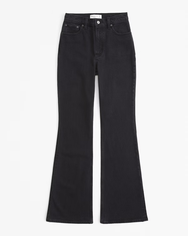 Curve Love High Rise Vintage Flare Jean | Abercrombie & Fitch (US)