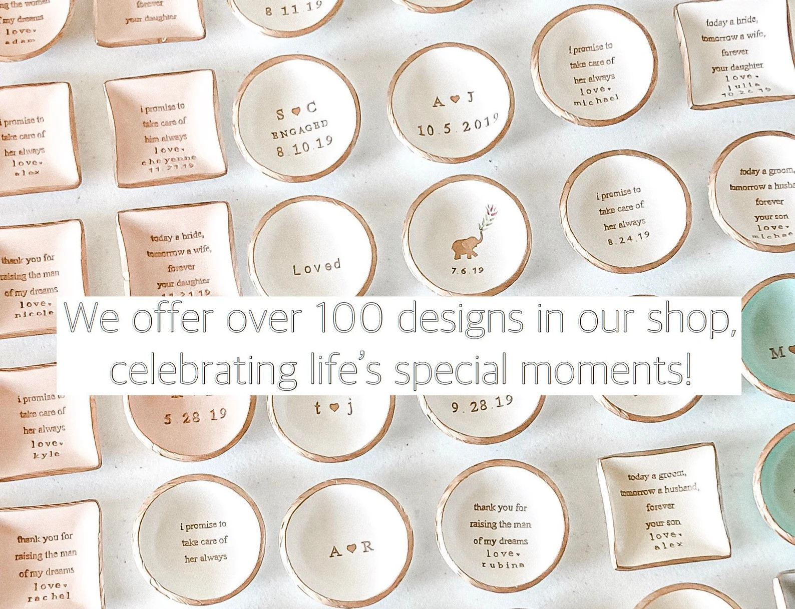 Personalized Ring Dish / Monogram Jewelry Dish / Engagement Ring Dish / Wedding Gift for Bride / ... | Etsy (US)