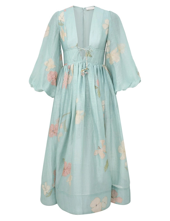 Illuminate Drawn Billow Dress | ZIMMERMANN (US, CA, EU, MENA)