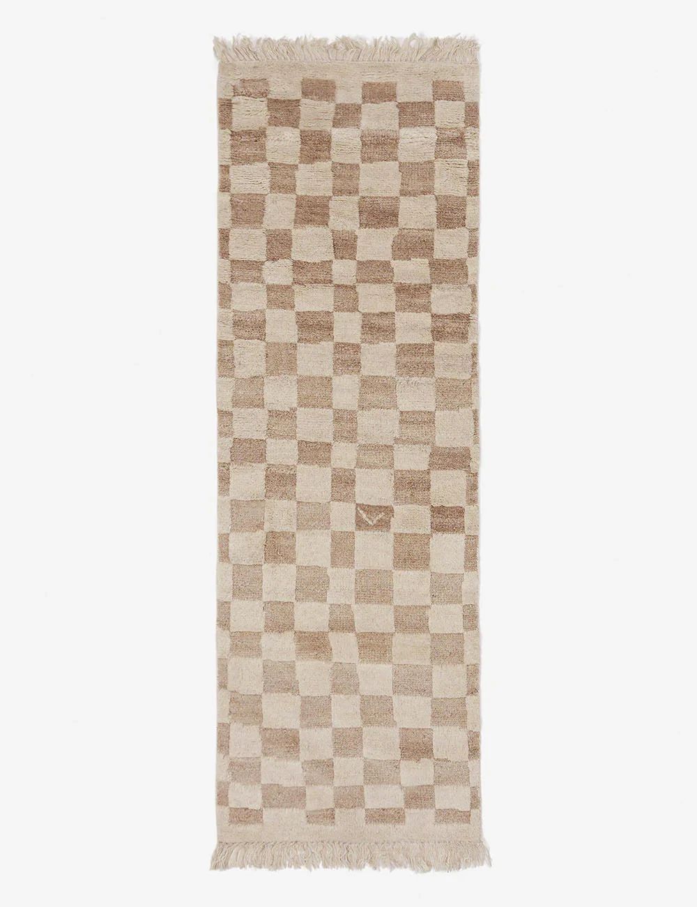 Irregular Checkerboard Hand-Knotted Wool Rug | Lulu and Georgia 