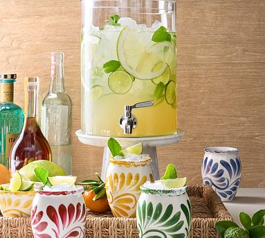 Clear Glass Drink Dispenser | Pottery Barn (US)
