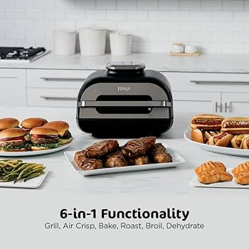 Ninja | Indoor Grill and Air Fryer| Foodi Smart XL | 6-in-1 Grill, Air Fry, Roast, Bake, Broil, D... | Amazon (US)