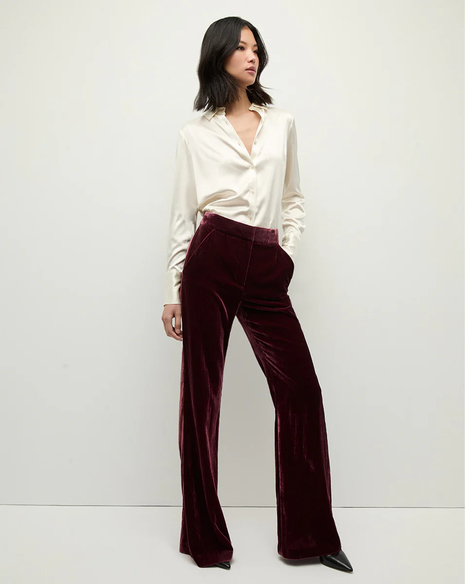 Lebone Velvet Pant | Veronica Beard