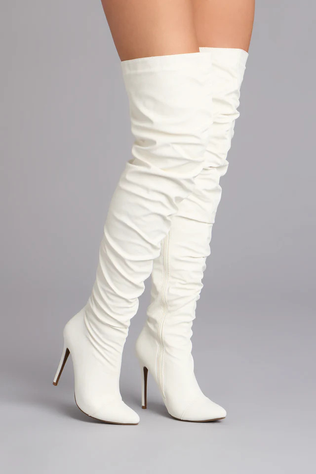 Strut In Style Scrunch Over-The-Knee Boots | Windsor Stores