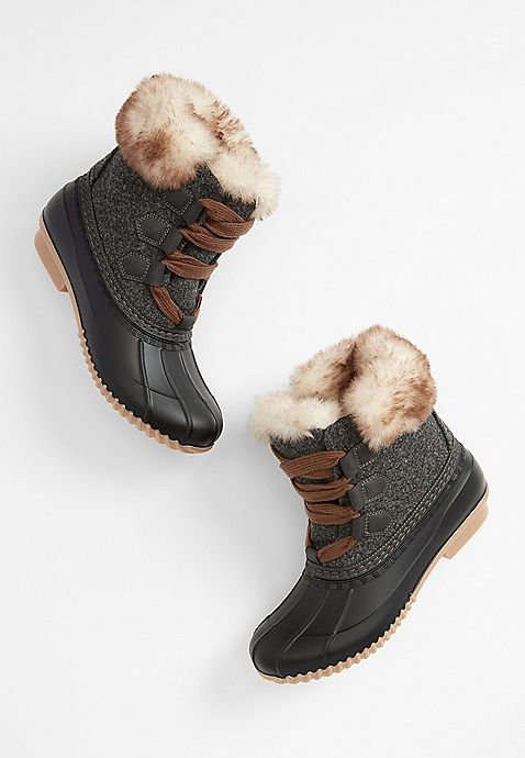 Millie Faux Fur Duck Boot | Maurices