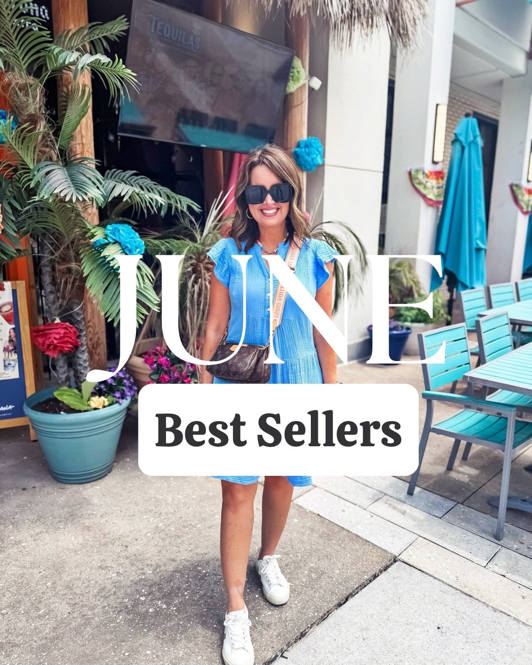 June’s top 5 best sellers 
Blue gauze dress - runs big / size down (wearing XS)

Red swing dress - runs generous so you could size down if in between sizes (in a small)

Striped dress - you could size down if you aren’t busty (in a small)

Heart necklace - use code LAURA to save 

Summer outfit / vacation outfit / Amazon
Sunglasses

#LTKootd #LTKOver40 #LTKSaleAlert