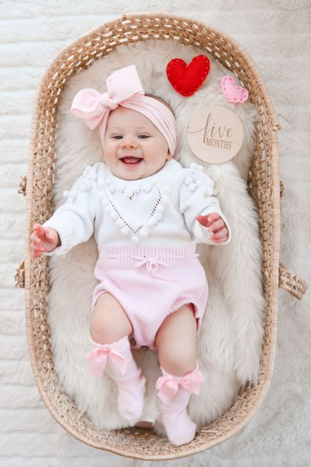 Valentine’s baby outfit ❤️ baby girl outfit, milestone picture outfit, baby girl clothes, Valentine’s Day outfit 

#valentinesday #valentinesdaybabyoutfit #valentinesbabyoutiff #babygirloutfit #milestonepictures 

#LTKbaby #LTKSeasonal #LTKfamily