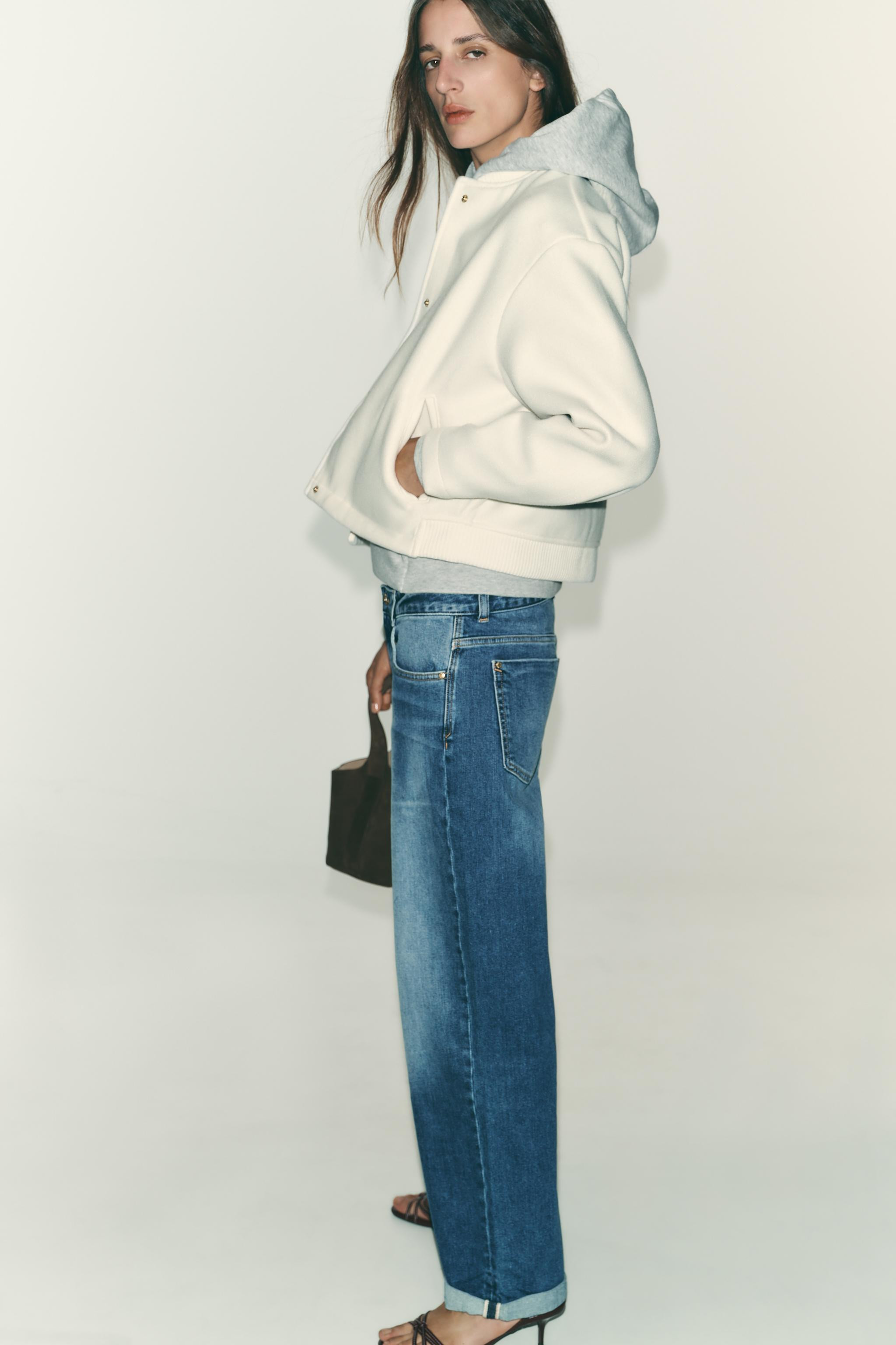 SOFT BOMBER JACKET WITH GOLDEN BUTTONS | Zara US