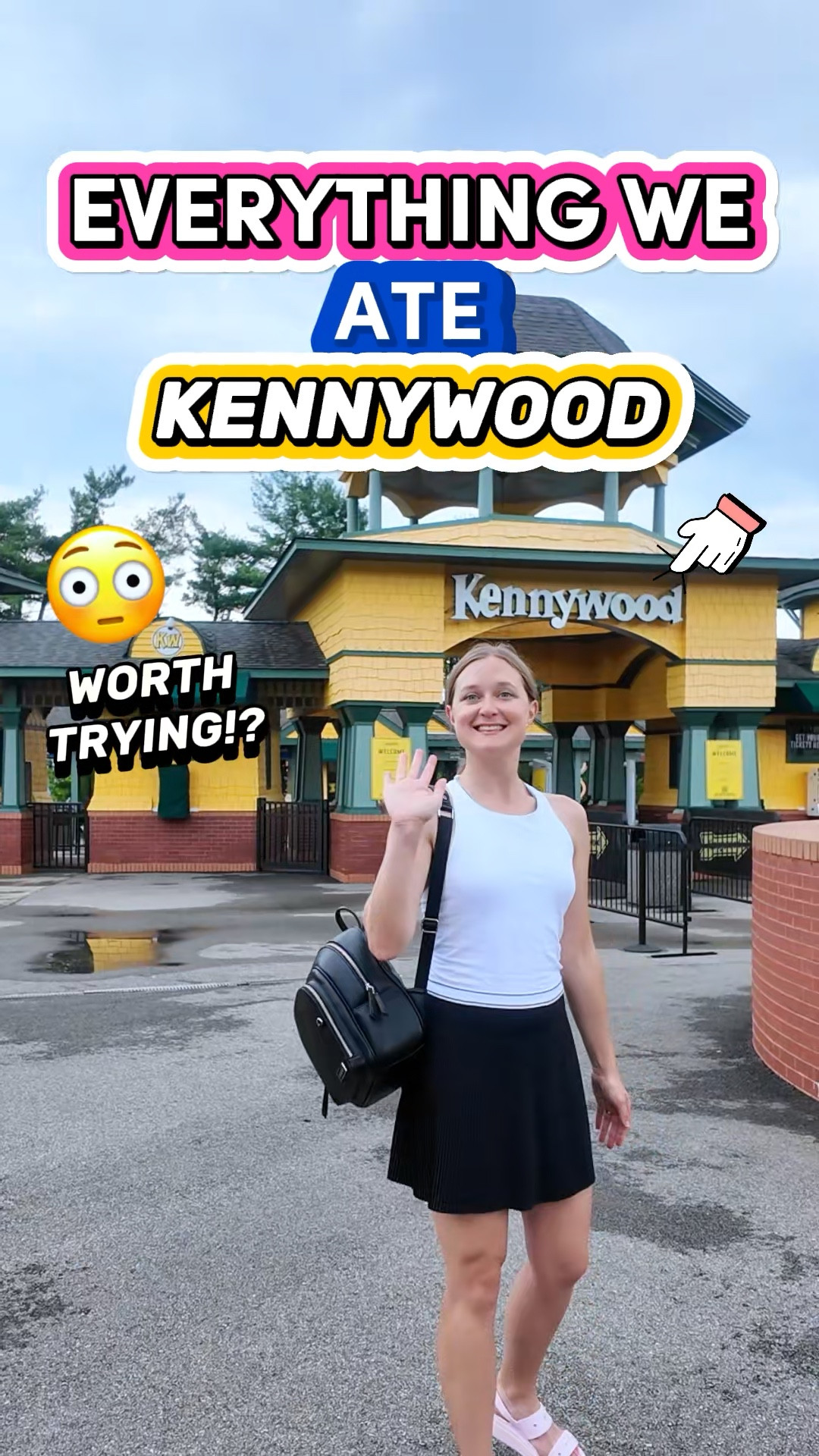 We visited Kennywood park to try their theme park food, and these are the outfits we wore! The park outfits were comfortable for a day on rides!