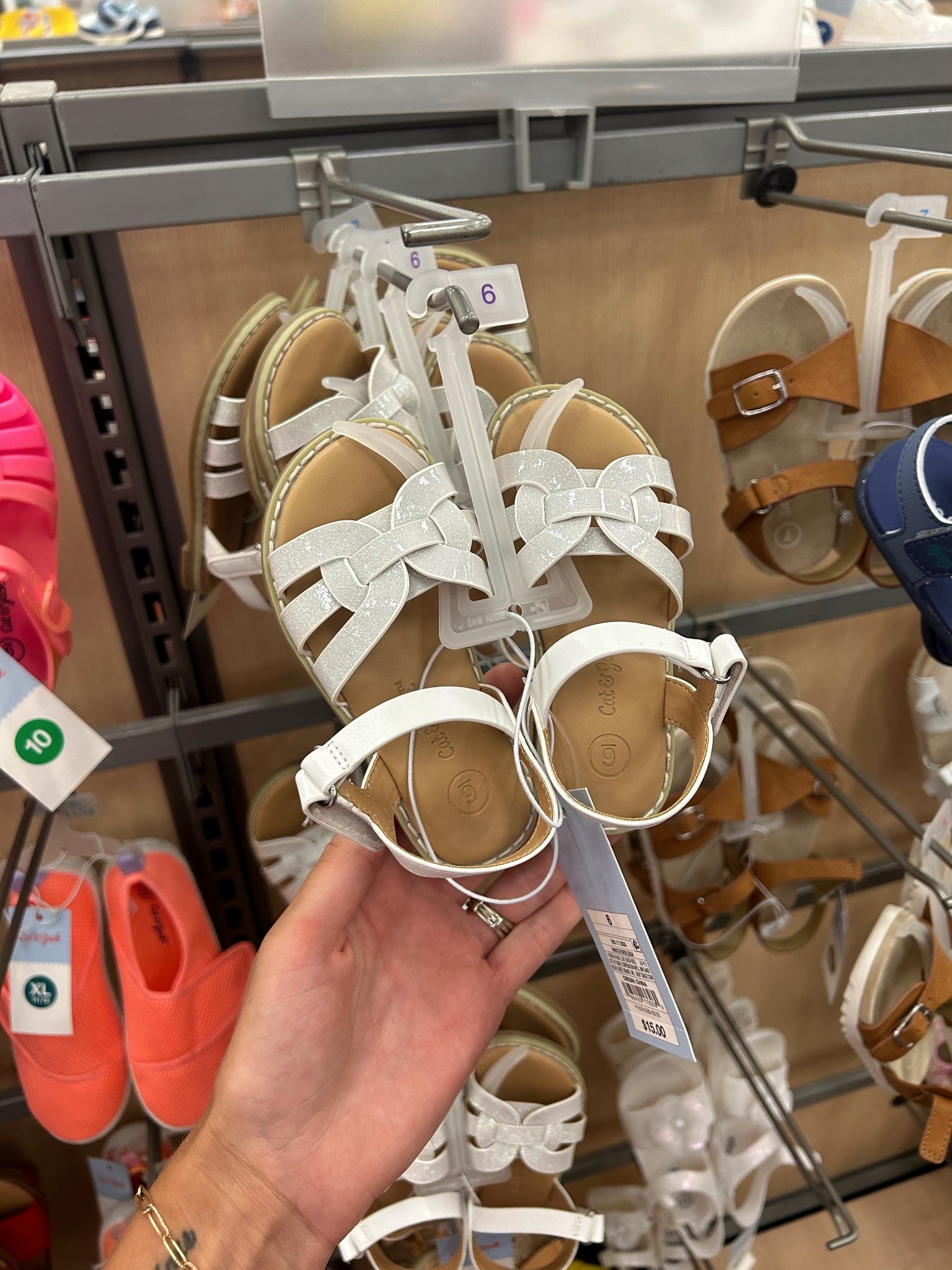 Grabbed these sandals for Harper! They are too cute! A fun little sparkle 💫 