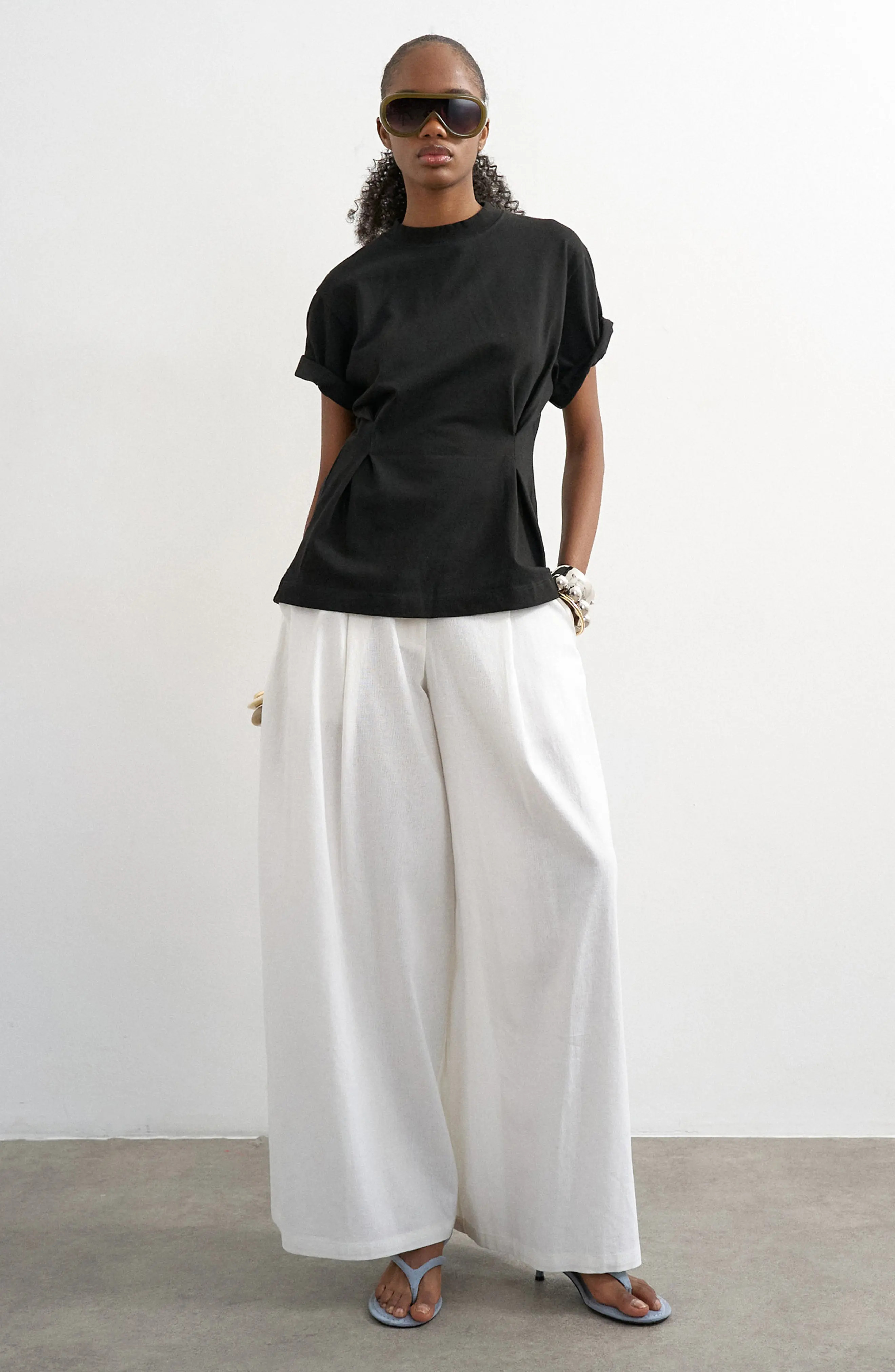 Linen Blend Wide Leg Pants (Women) | Nordstrom | Nordstrom
