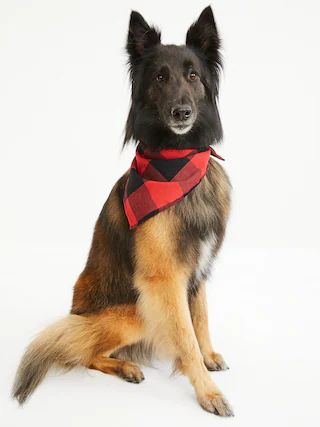 Patterned Flannel Bandana for Pets | Old Navy (US)