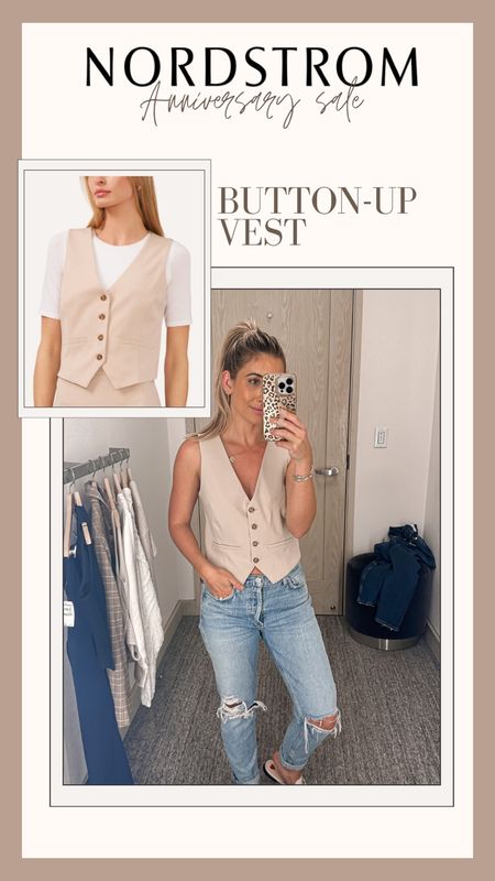 Shop this cute Vest in the Nordstrom Anniversary Sale! 

#LauraBeverlin #NordstromAnniversarySale #Vest #CuteOutfit 

#LTKsalealert #LTKstyletip #LTKxNSale