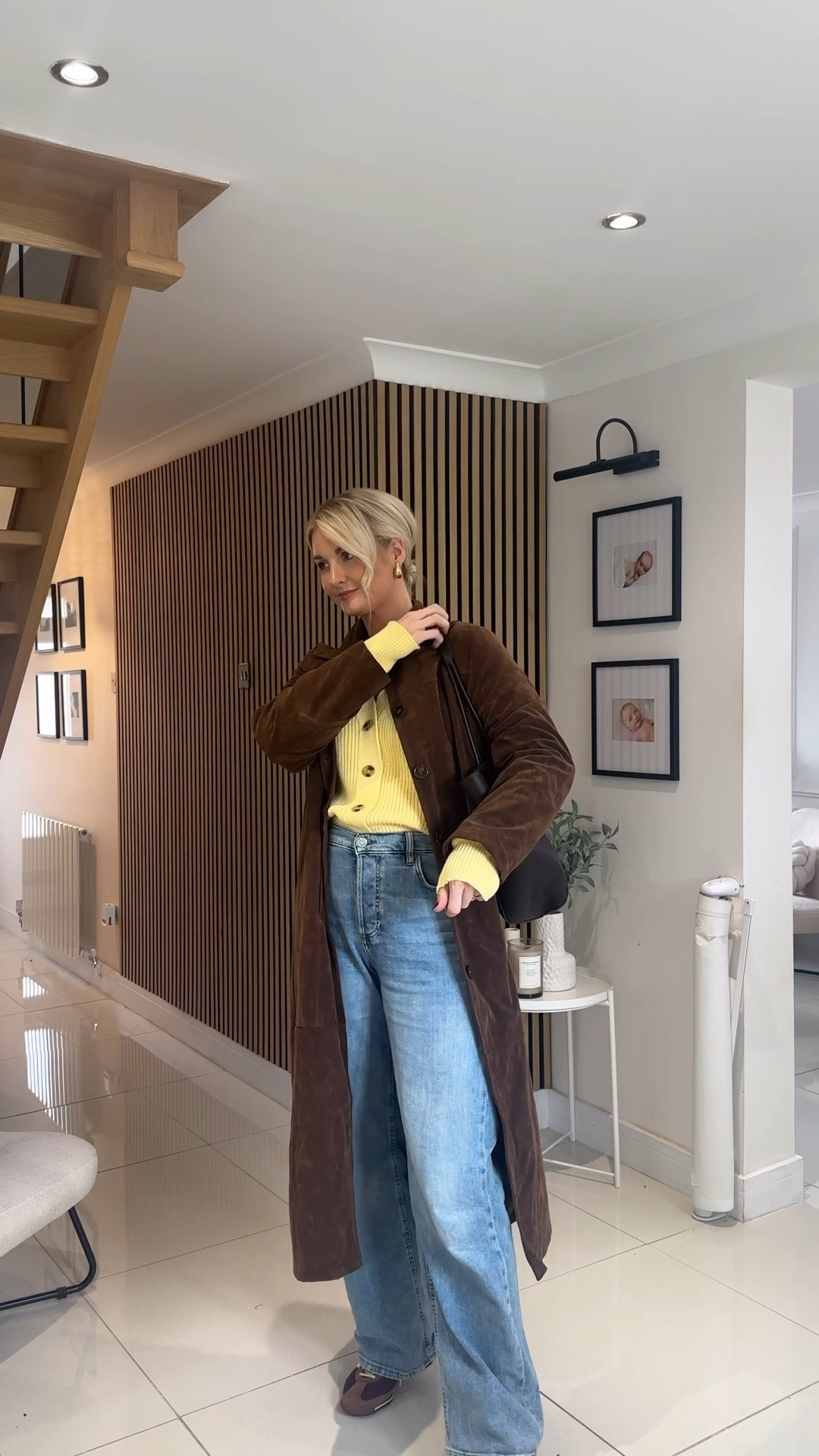 adding a bit of colour to a super rainy, grey day with this GORGE yellow cardigan 💁🏼‍♀️ 

I have been loving wearing bright colours this summer and I feel like AW comes and the colours usually go so when I sae this knit I was like YES!! 😍😍 

#LTKautumn #LTKuk #LTKstyletip