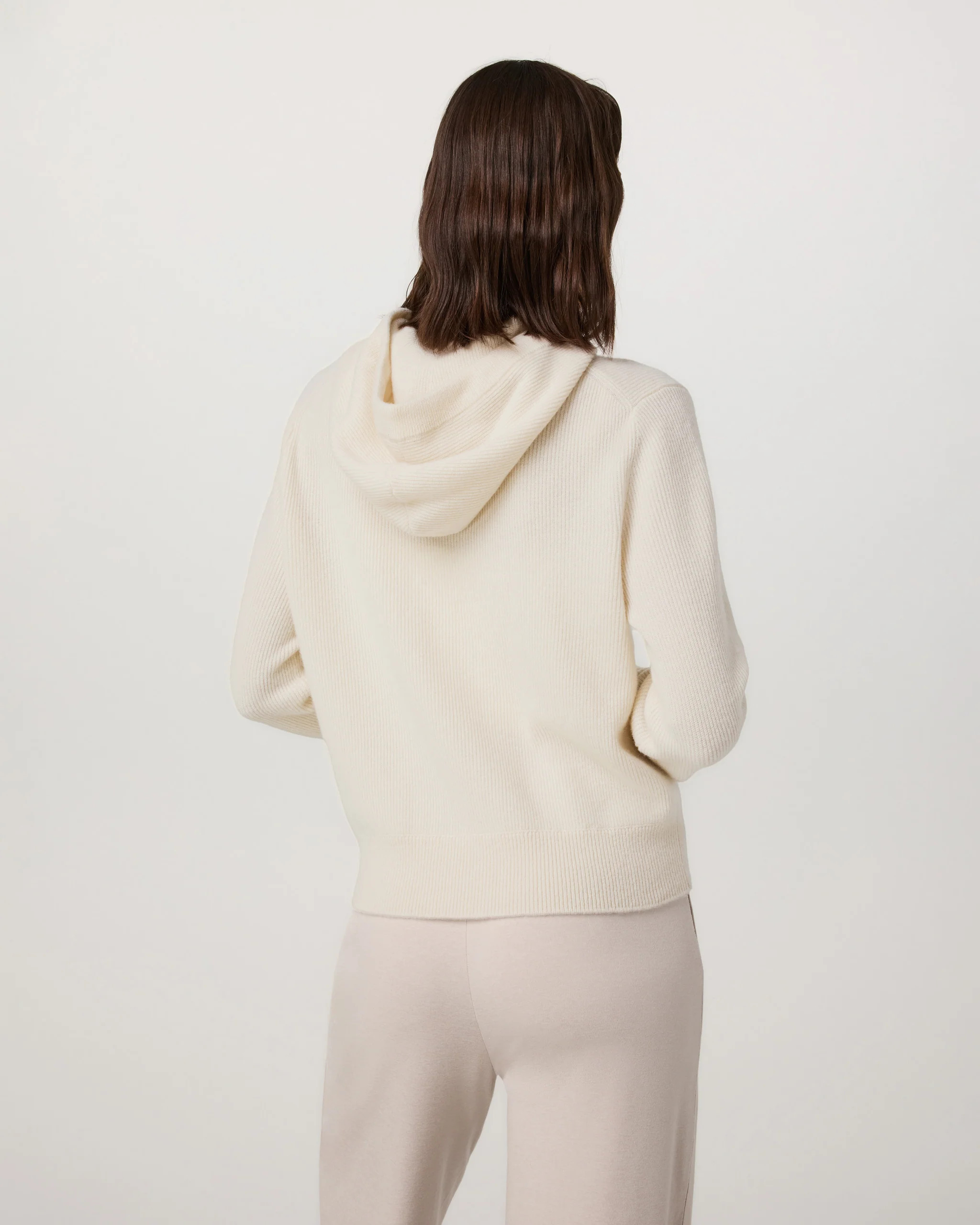 Émilie Full Zip Cashmere Rib Hoodie | Vuori Clothing (US & Canada)