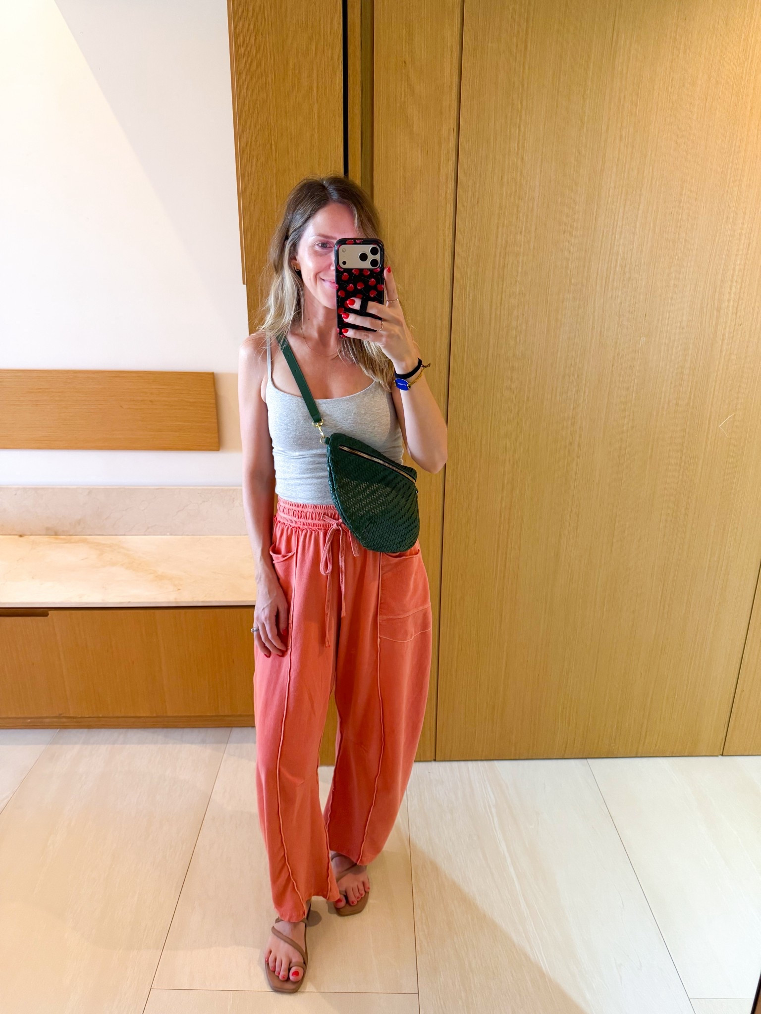 Travel day fit (wearing XS in pants) 
