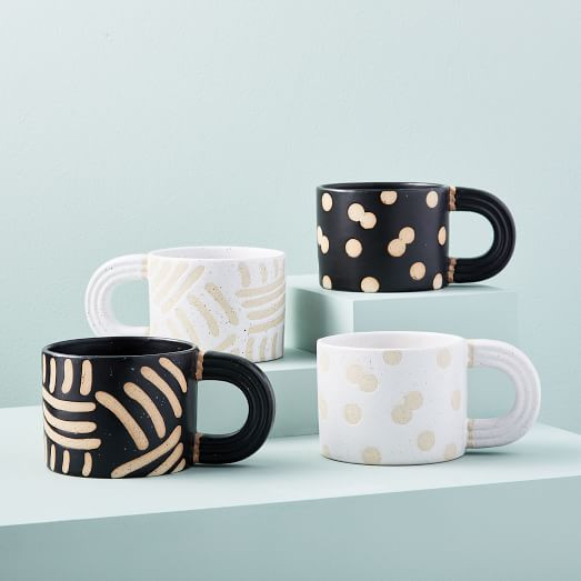 Exposed Clay Mugs | West Elm (US)