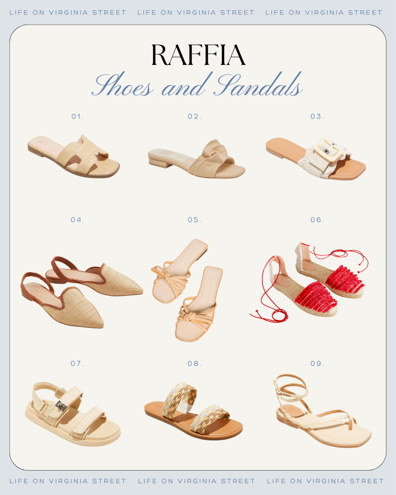 Loving all of these raffia shoes and sandals for spring or for a beach vacation! The perfect coastal shoes including raffia slides, buckle sandals, loafers, raffia mules, espadrilles, flip flops and more!
.
#ltkshoecrush #ltkfindsunder100 #ltksalealert #ltkfindsunder50 #ltkstyletip #ltkover40 #ltkseasonal #ltkhome #ltkswim #ltkmidsize

#LTKshoecrush #LTKfindsunder50 #LTKsalealert