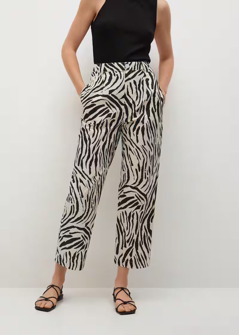Search: Trousers zebri (1) | Violeta by Mango USA | MANGO (US)