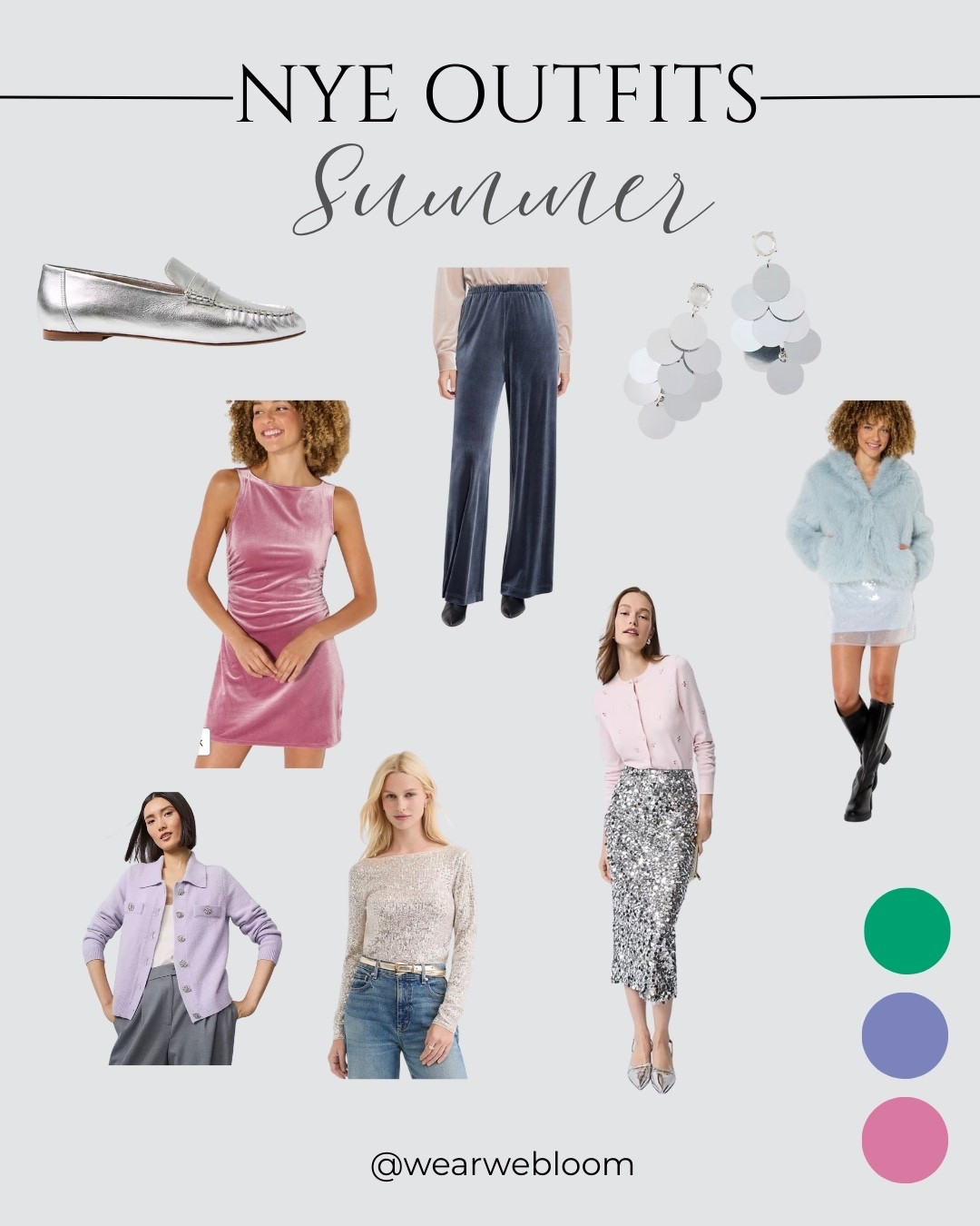 NYE outfits for the Summer color palette 
True summer 

#LTKGiftGuide #LTKHoliday #LTKOver40