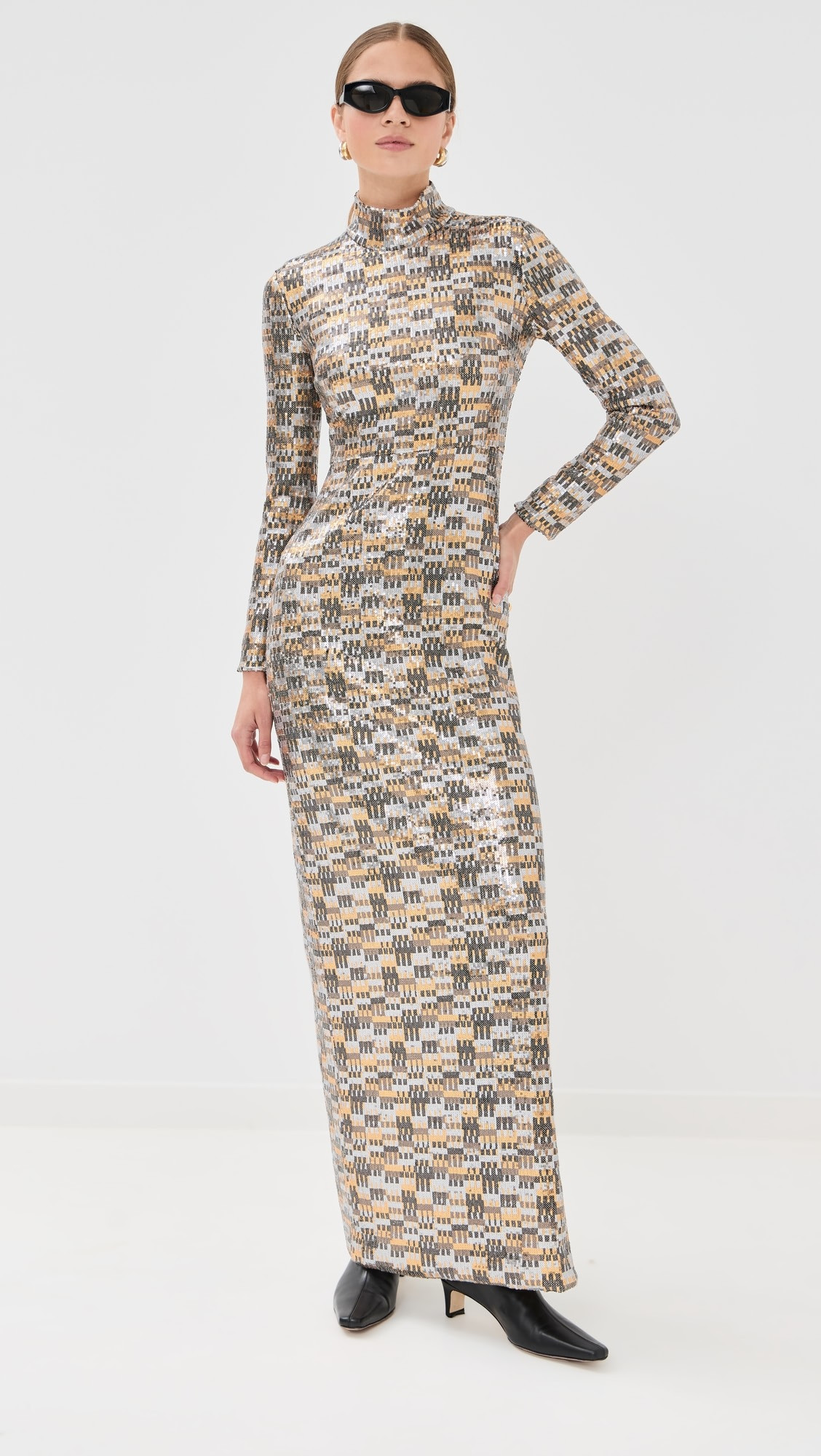 Fitted Turtleneck Maxi Dress | Shopbop