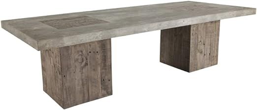 Kosas Home Paxton Transitional Wood Coffee Table in Antique Gray | Amazon (US)