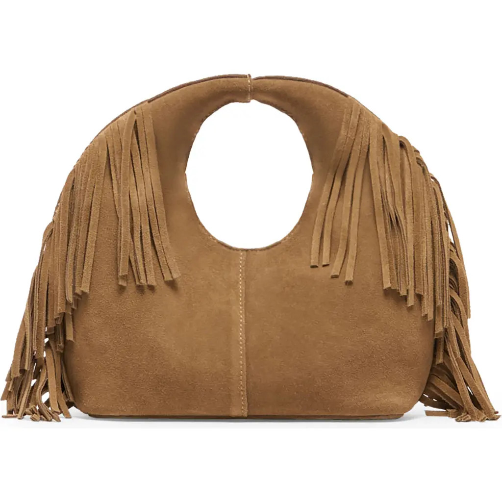 Dolce Vita Delany Top Handle Bag in Camel Suede at Nordstrom Rack | Nordstrom Rack